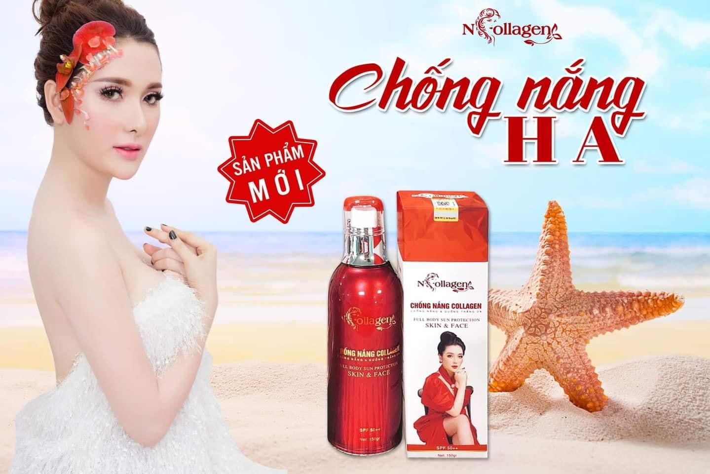 Kem sun chống nắng collagen - chống nắng & dưỡng trắng da ngân ncollagen