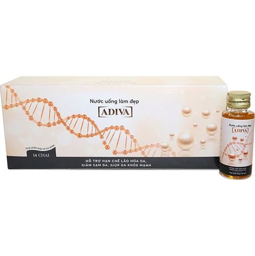 (CHÍNH HÃNG) Combo 02 hộp Collagen ADIVA dạng nước mẫu mới (14 lọ/ hộp)