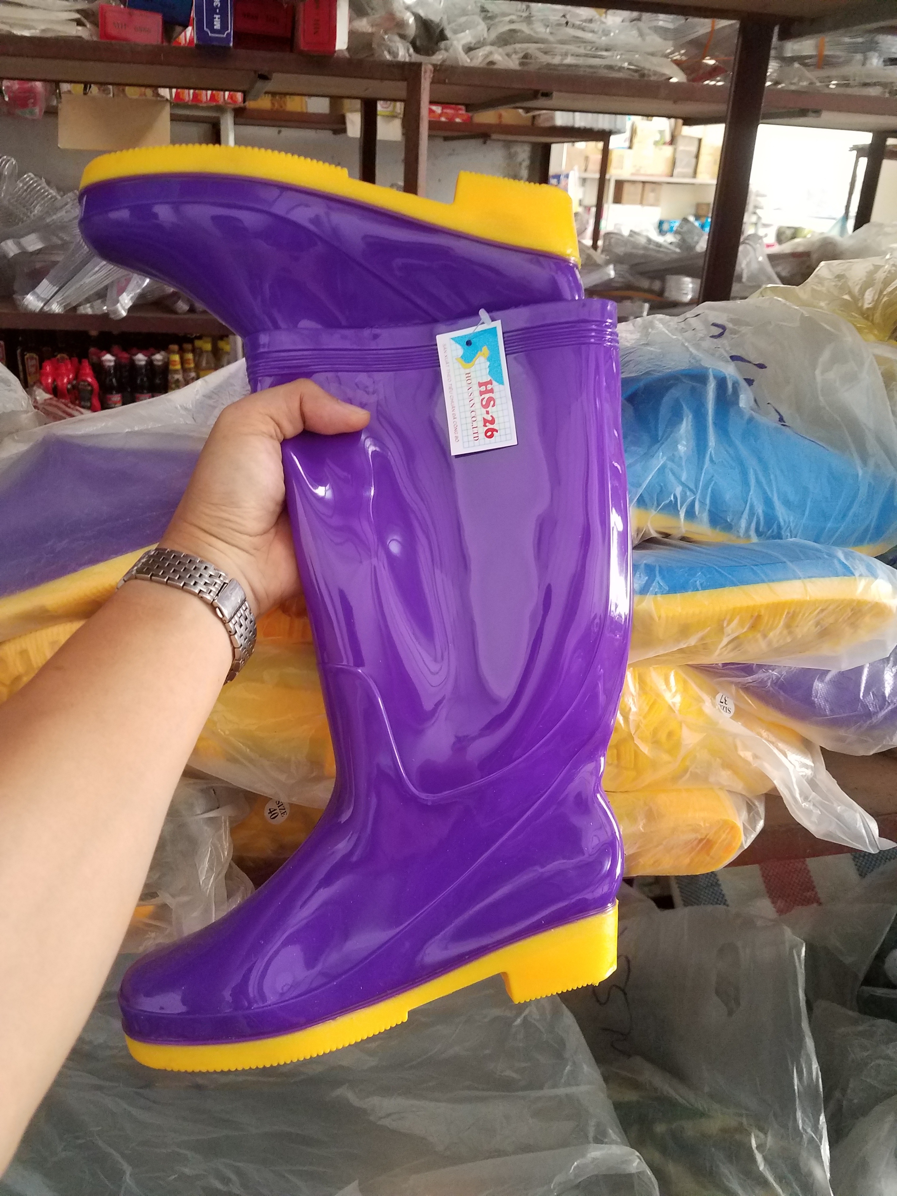 ủng lửng đế cứng Hoa San đủ size (38-43)