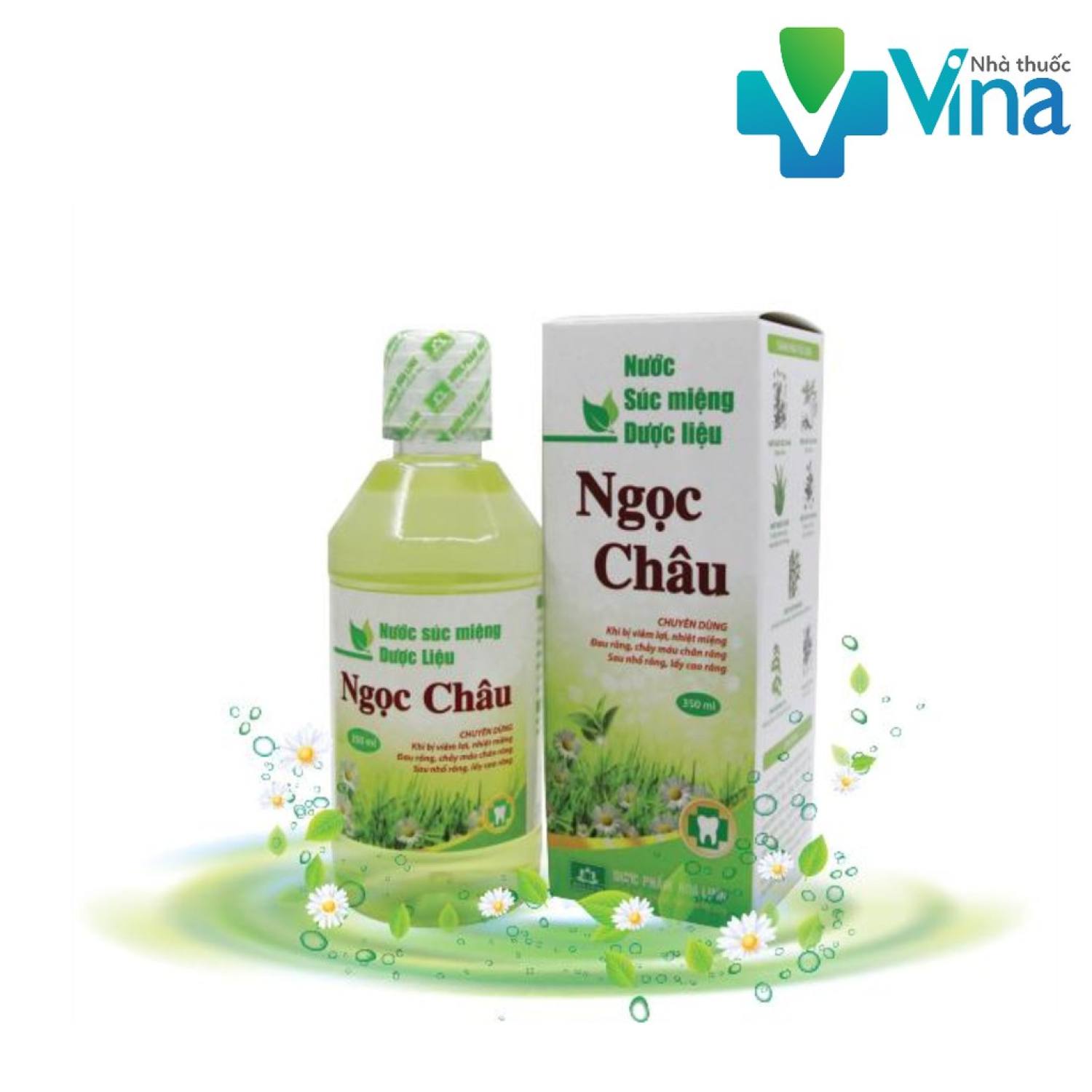 Nước súc miệng dượᴄ liệu ngọc châu 350ml