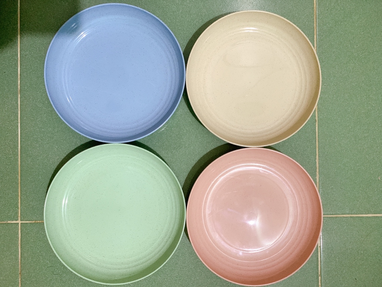 Set 4 dĩa lúa mạch tròn 20cm