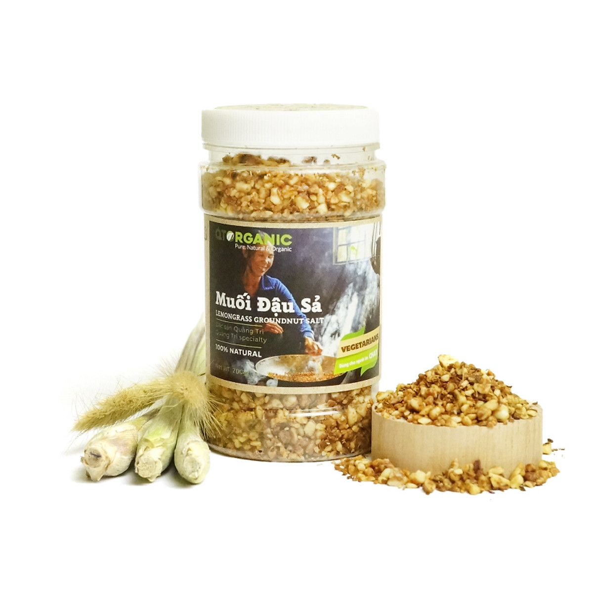 [HCM]Muối đậu sả QTOrganic - Đặc sản Quảng Trị