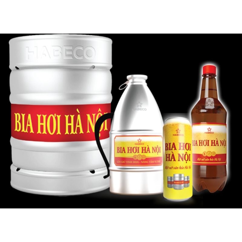 Bia hơi/ tươi hà nội 500ml 1l