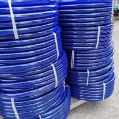 1 Cuộn Ống Dẫn Nước Màu Xanh Phi 18, Phi 21, Phi  27,  Phi 34. Ống Lưới Dẻo Màu Xanh Giá Rẻ Npp.