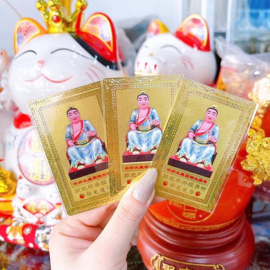 Thẻ kim bài thái tuế 2023 hóa giải vận hạn thái tuế - kim bài thái tuế 2023 - thái tuế - phù thái tuế 2023 - hóa giải hạn năm 2023 - phù thái tuế qúy mão 2023 - hóa giải hạn thái tuế