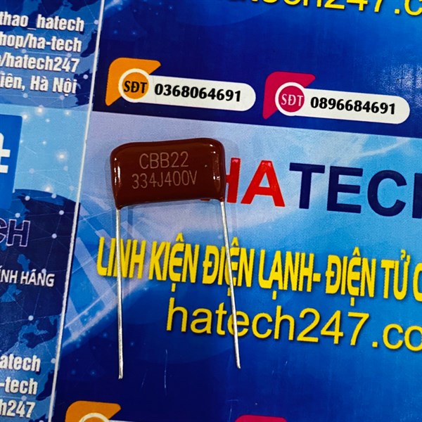 Tụ cbb 400v 334j 330nf 0.33uf 15mm