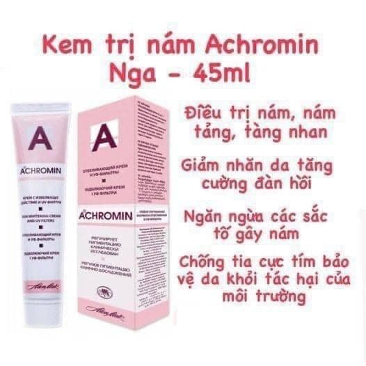 Kem trị nám achromin của nga giảm đốm tàn nhang – 45ml
