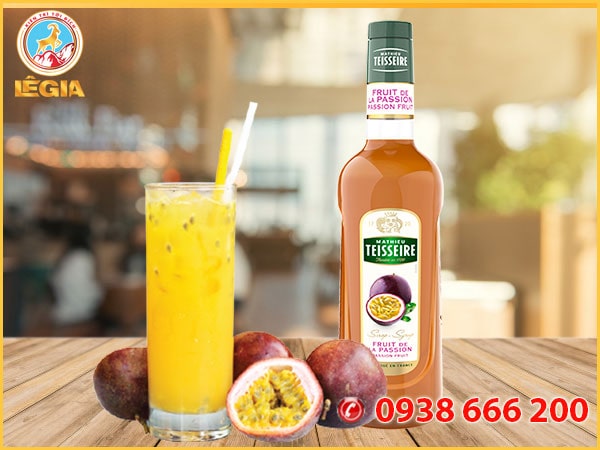 Siro teisseire chanh dây - teisseire pasion fruit syrup