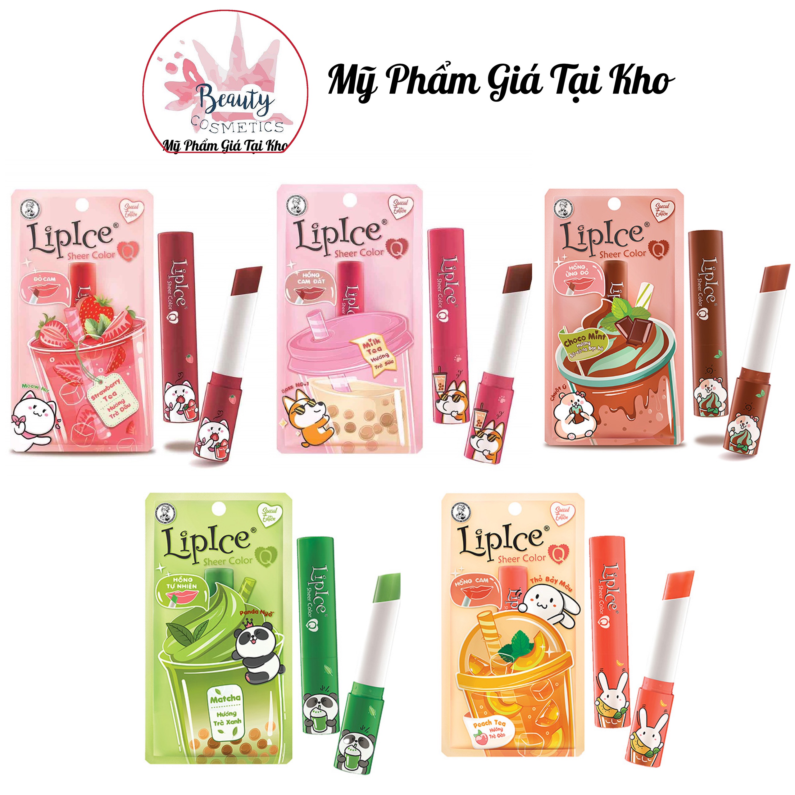 (HCM) Son dưỡng Lipice Sheer Color Q 2.4g