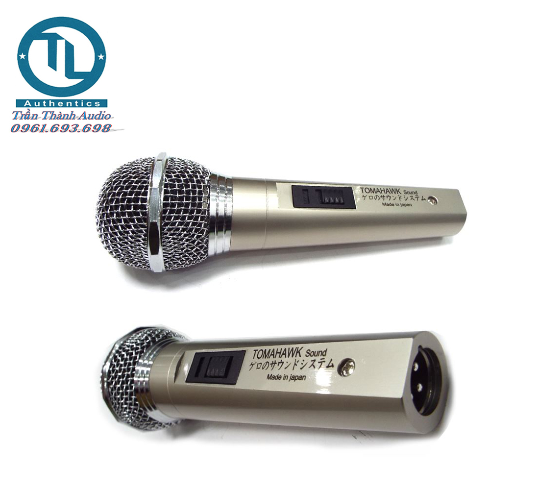 Micro có dây tomahawk japan - Micro Tomahawk hàng bãi nhật chuẩn japan chữ dập chìm trên tay mic nhập khẩu 2024