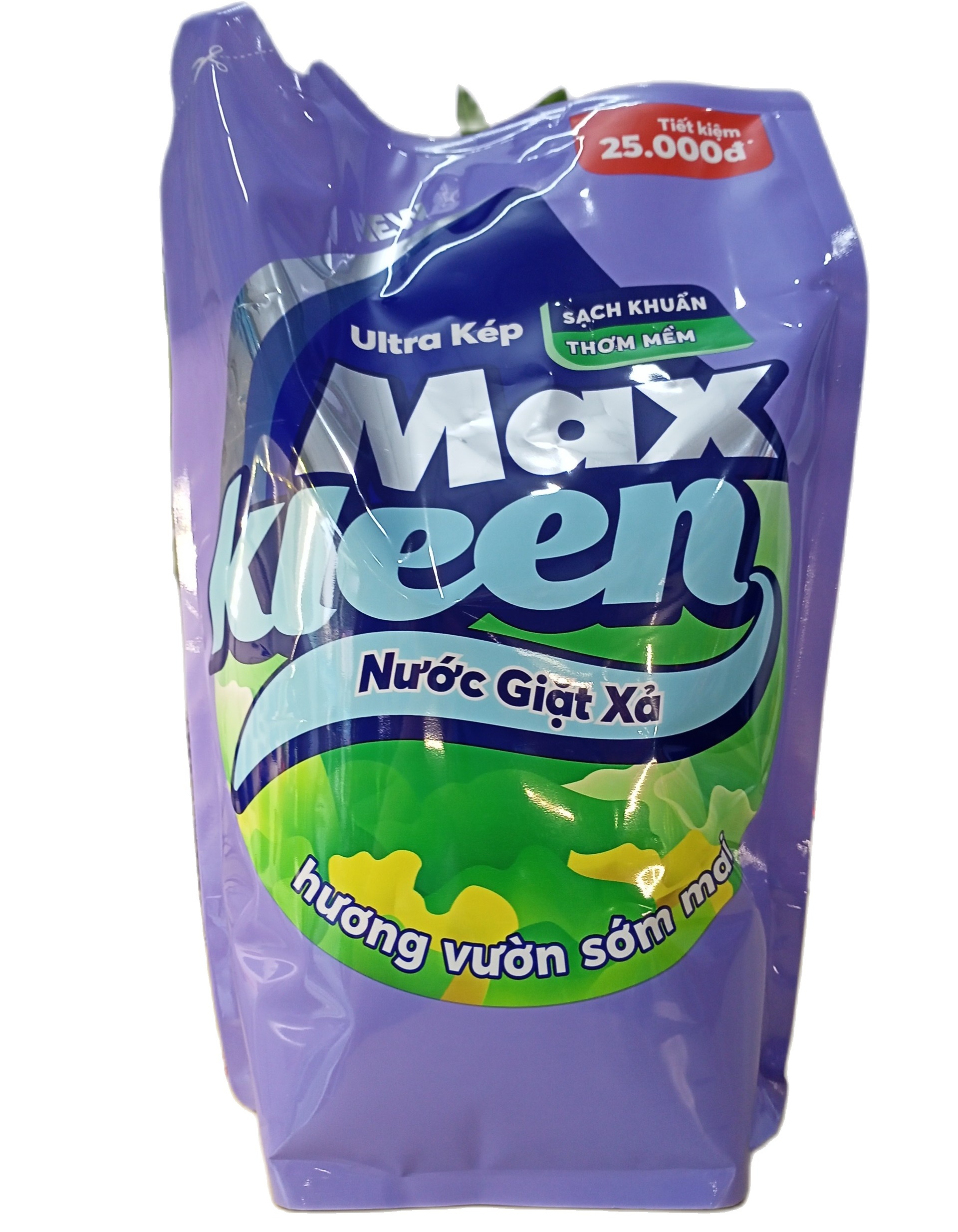 Nước giặt xả MaxKleen hương vườn sớm mai túi 2,4kg