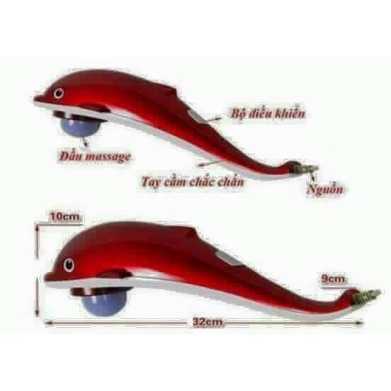 Máy massage cầm tay cá heo size lớn 40cm