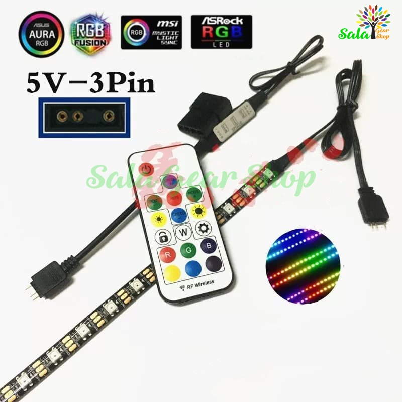 Dây LED 5v3pin , Đồng Bộ Main ,Trang Trí Case Máy Tính