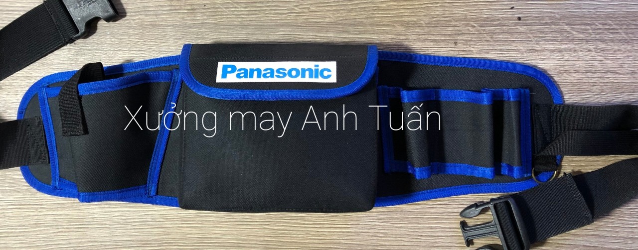 Đai đeo đồ nghề Vắt Khoan pin Logo Panasonic/ Đaikin cao cấp
