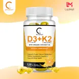 GPGP GreenPeople Viên nang D3K2 hữu cơ Răng Hỗ trợ sức khỏe tim mạch Hệ miễn dịch Vitamin phức hợp dễ hấp thụ Sức khỏe khớp
