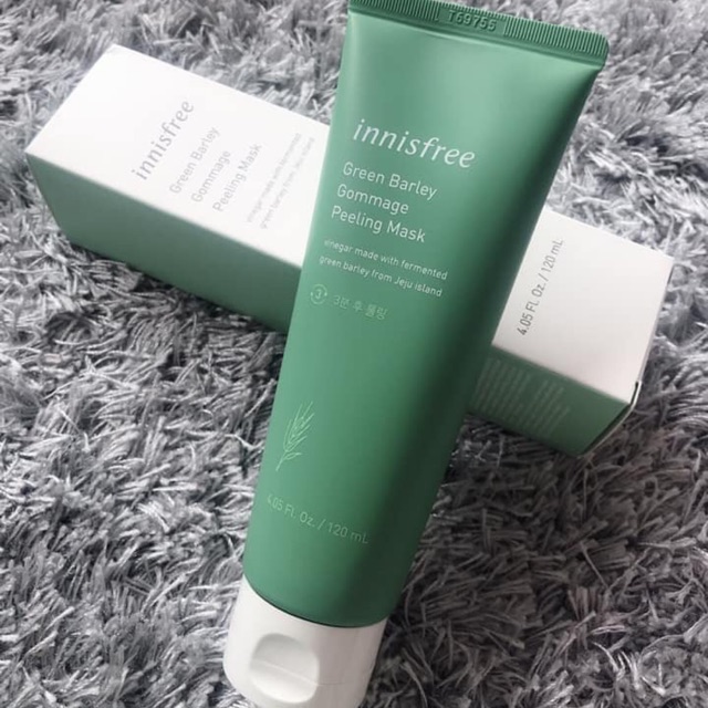 Mặt nạ tẩy tế bào da chết từ lúa mạch xanh innisfree Green Barley Gommage Mask 120ml