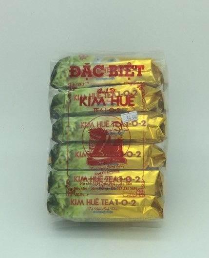 Trà Kim Huê - Trà xanh ướp hoa lài tự nhiên 6x70gr đặc biệt- Thương hiệu Kim Huê Bảo Lộc