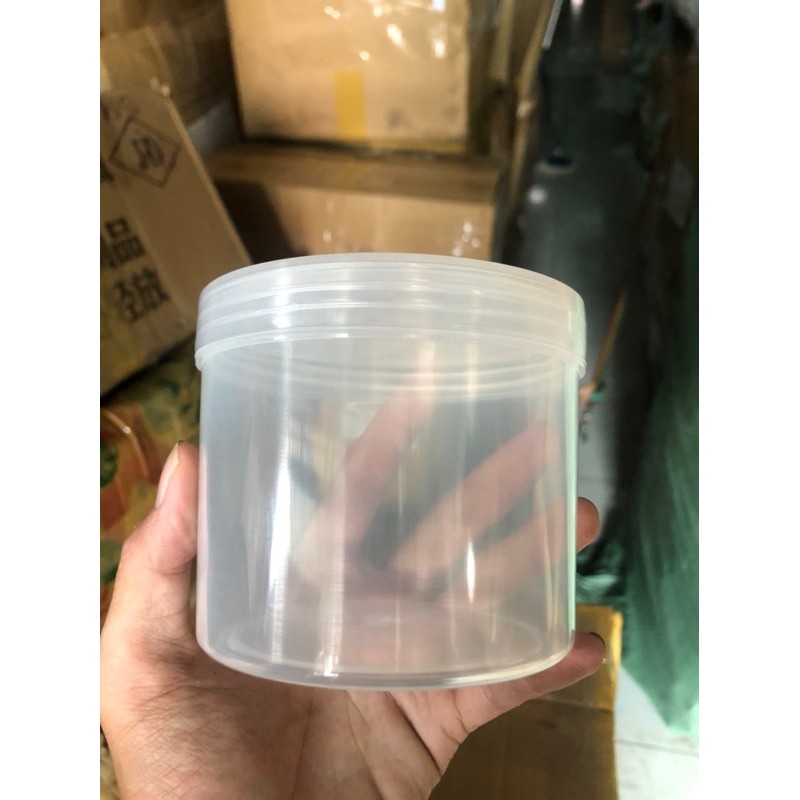 Hũ nhựa dẻo trong đựng đa năng 500gr