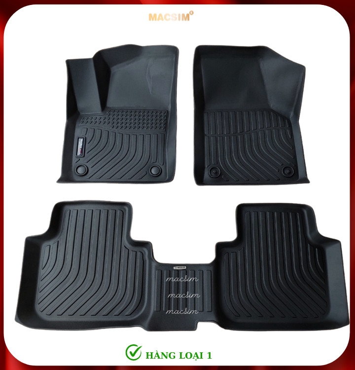 Thảm lót sàn xe ô tô Volkswagen Teramont X (sd) Nhãn hiệu Macsim chất liệu nhựa TPE cao cấp màu đen Giá 4,200,000 Đồng*Miễn phí vận chuyển