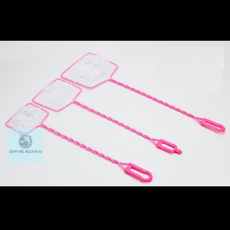 Vợt bể cá cán xoắn r20xd60cm