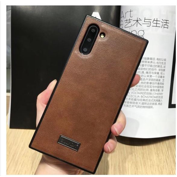 Galaxy note 10/ note 10 plus_ ốp lưng vân da hiệu sulada cao cấp