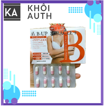 viên nở ngực nở mông B-Up miracle hộp 60 viên nhật bản - shop khôi auth