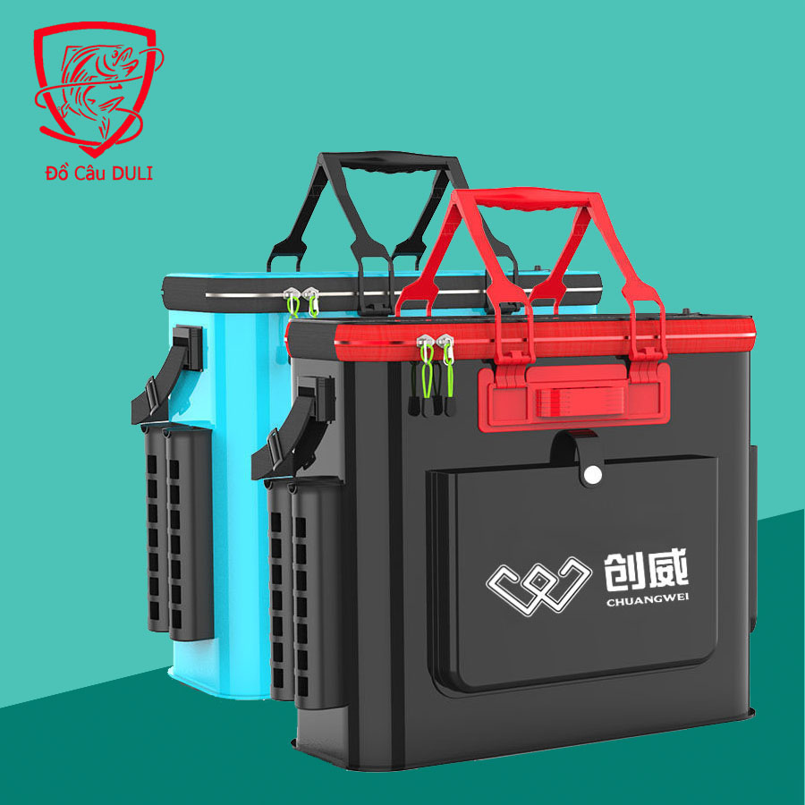 Thùng Đựng Cá CHUANG WEI Đa năng chất liệu EVA chống thấm nước cao cấp , có thể gấp gọn tiện lợi TC-14