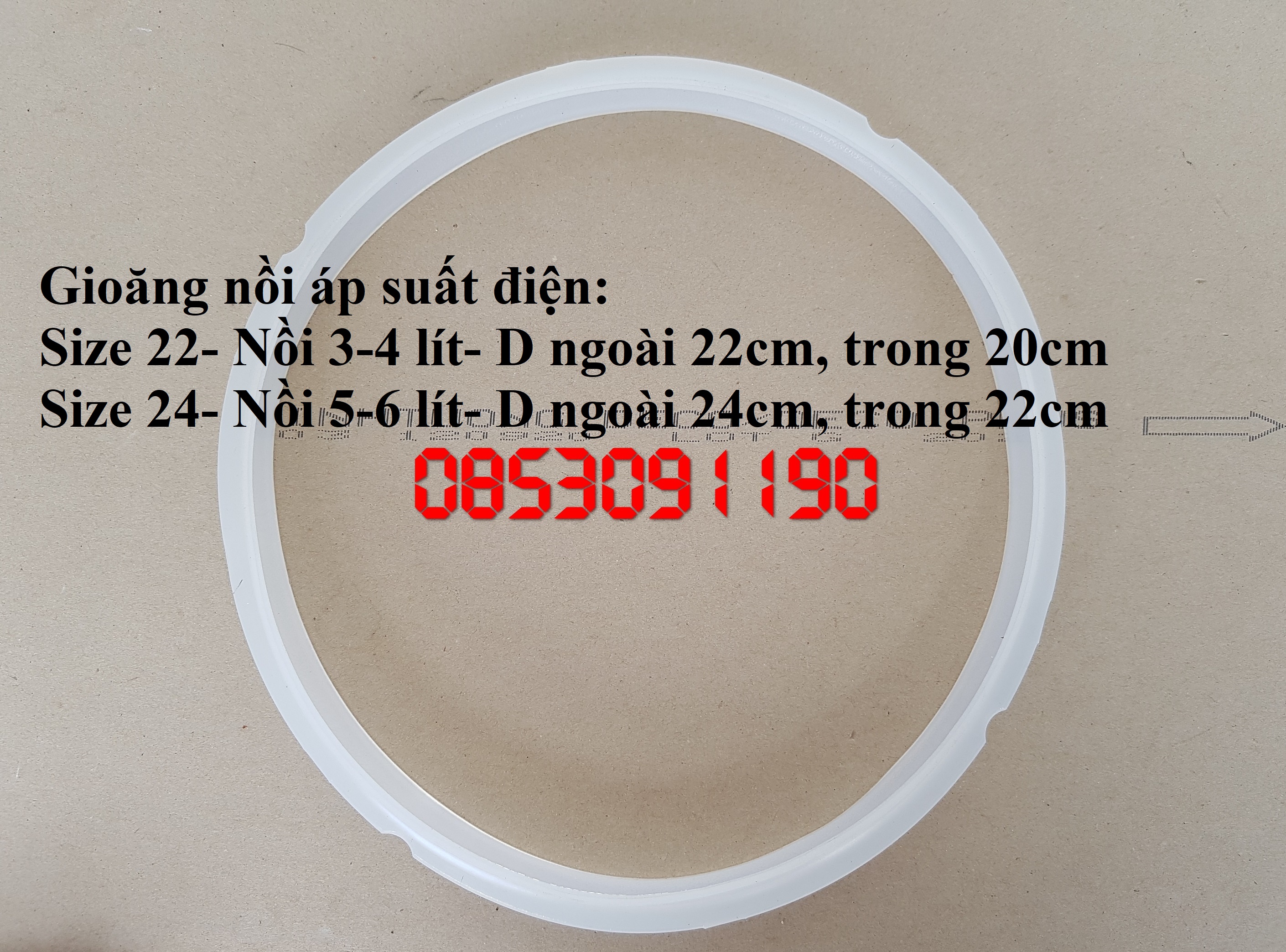 Roăng, Zong, Gioăng nồi áp suất điện 22cm - 24 cm - Kho buôn linh kiện gia dụng