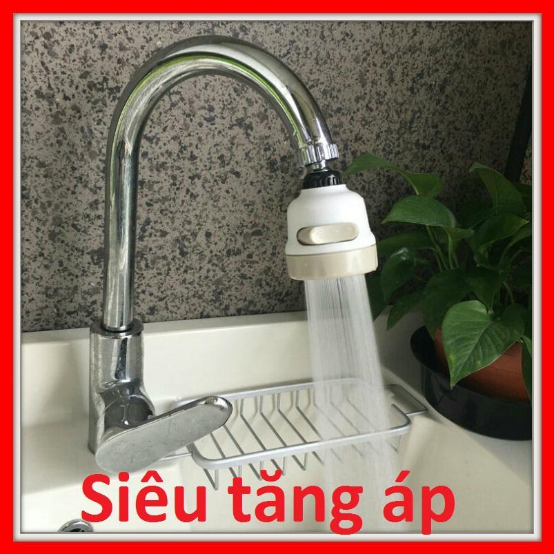 Đầu vòi rửa bát tăng áp siêu mạnh xoay 360 độ