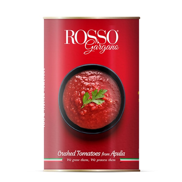 Cà chua nghiền hiệu Rosso Gargano – Crushed Tomatoes 4050gr