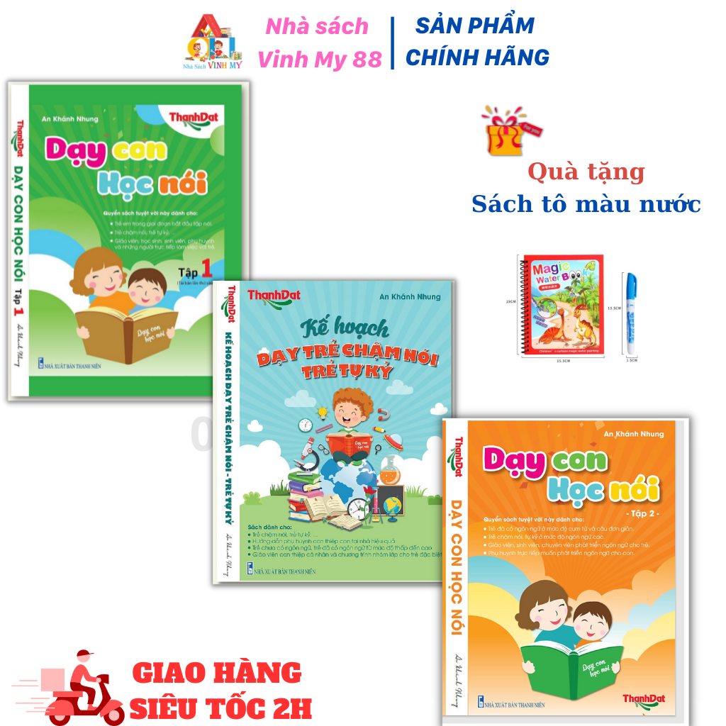 Dạy con học nói trọn bộ và kế hoạch dạy trẻ chậm nói, trẻ tự kỷ