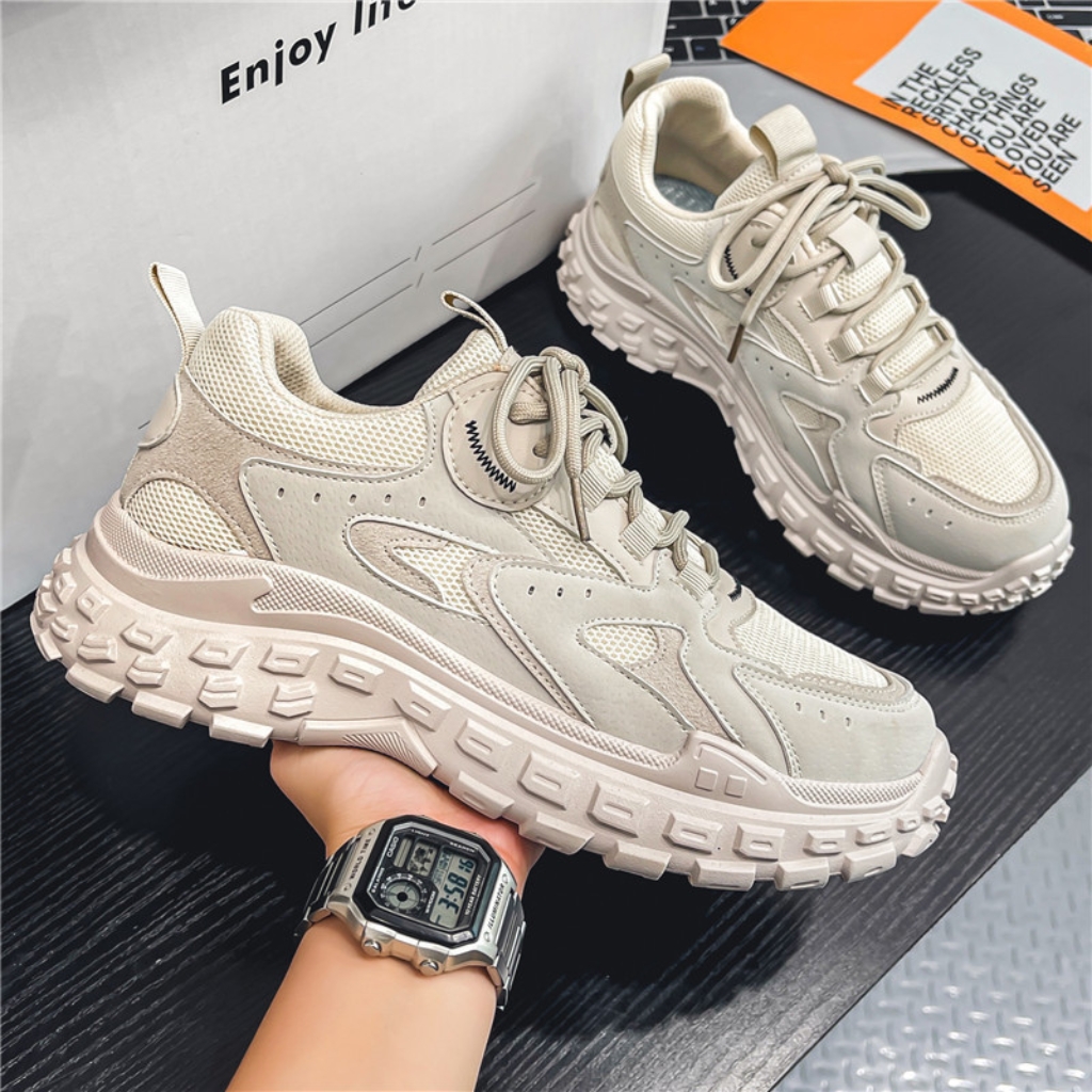 Giày sneaker nam thể thao khỏe khoắn cứng cáp chống trơn trượt