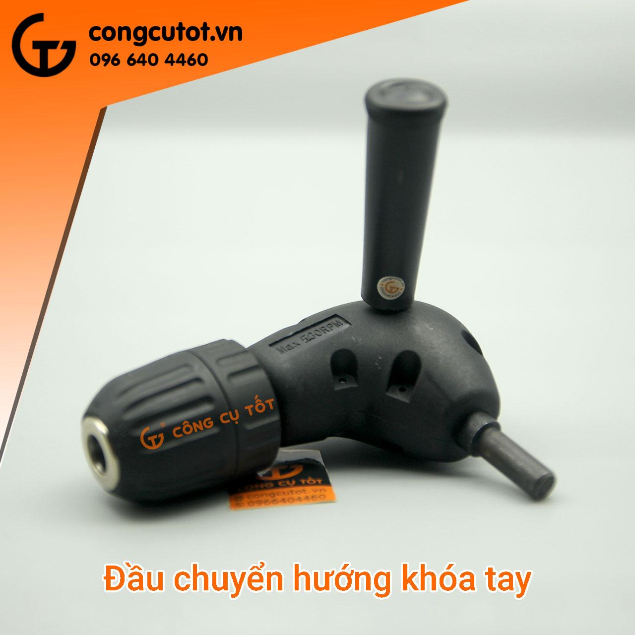 Đầu chuyển hướng mũi khoan 90 độ 0.6-10mm khóa tay