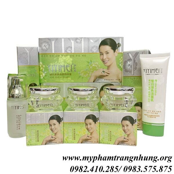 Yiyimei bộ mỹ phẩm trị nám trắng da