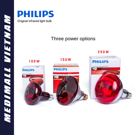 Bóng đèn hồng ngoại Philips 100W | 150W | 250W