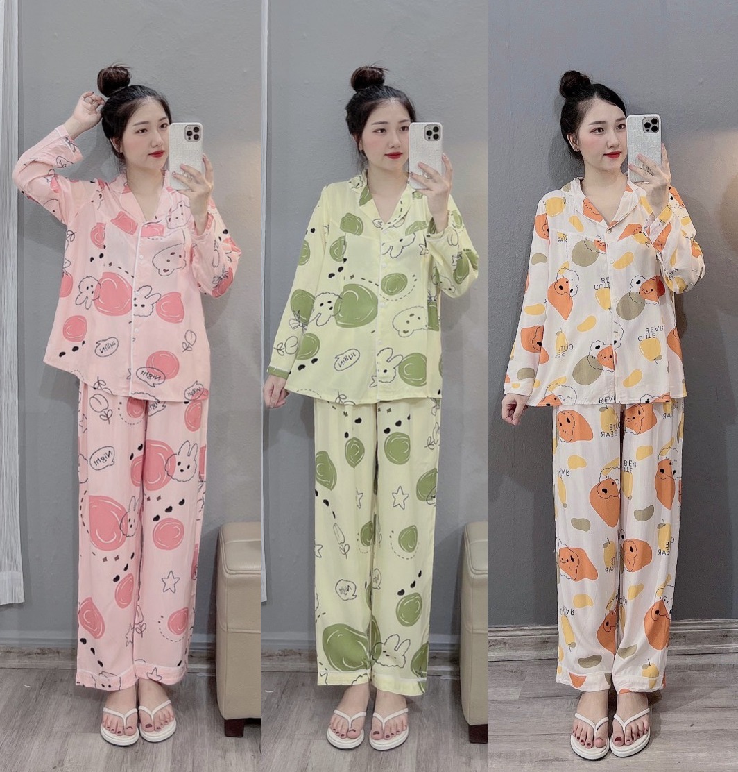 Bộ đồ bầu và sau sinh bigsize chất lanh lụa cực xinh, áo có khóa dọc 2 bên, quần có chun chỉnh,