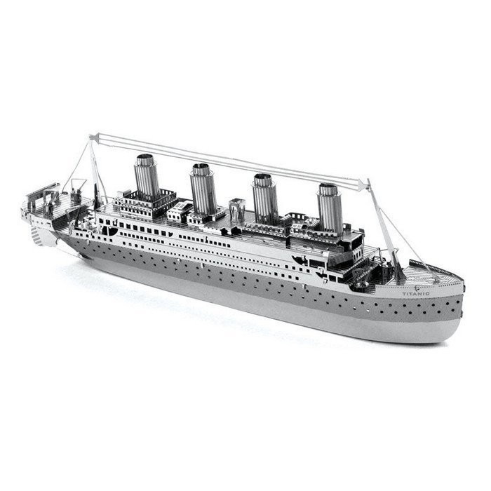 Đồ chơi trẻ em - Đồ chơi lắp ghép mô hình 3D bằng thép Tàu titanic 19