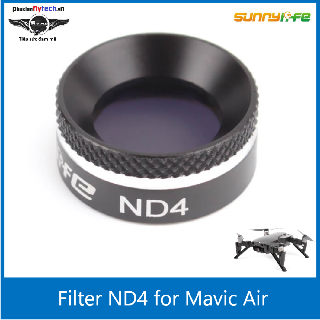 Filter ND Mavic air - ND Filter Mavic Air - phụ kiện flycam DJI Mavic air - chính hãng sunnylife - giúp phơi sáng hiệu quả - Filter ND mavic Air rất hữu dụng để chụp ảnh phong cảnh, cho những tín đồ hay du lịch, di chuyển khắp nới.