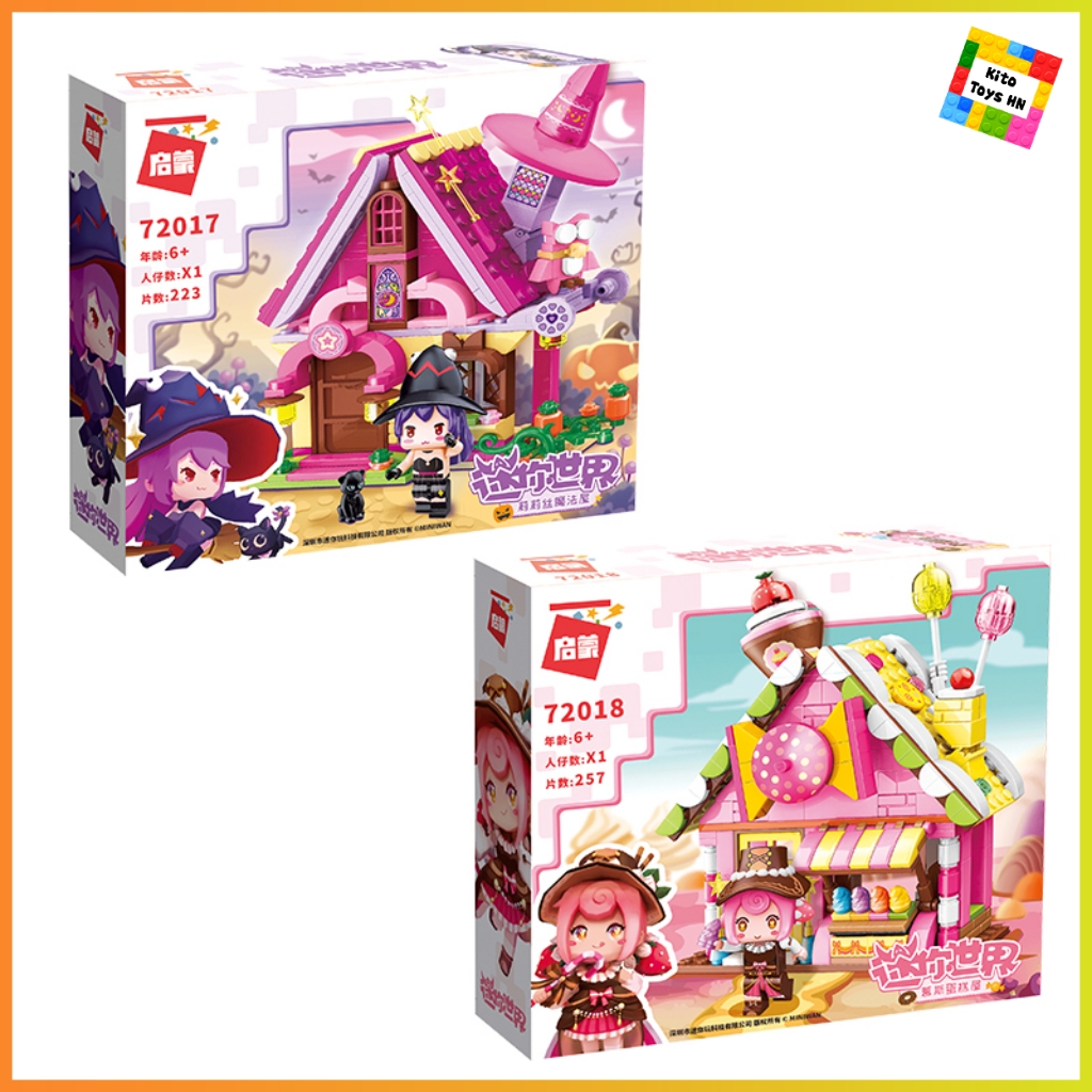 Bộ Đồ Chơi Lego Lắp Ráp Mô Hình Qman 72017 Minecraft Mini World Nhà Phép Thuật Của Lilith 223 Chi Tiết Cho Trẻ Từ 6 Tuổi