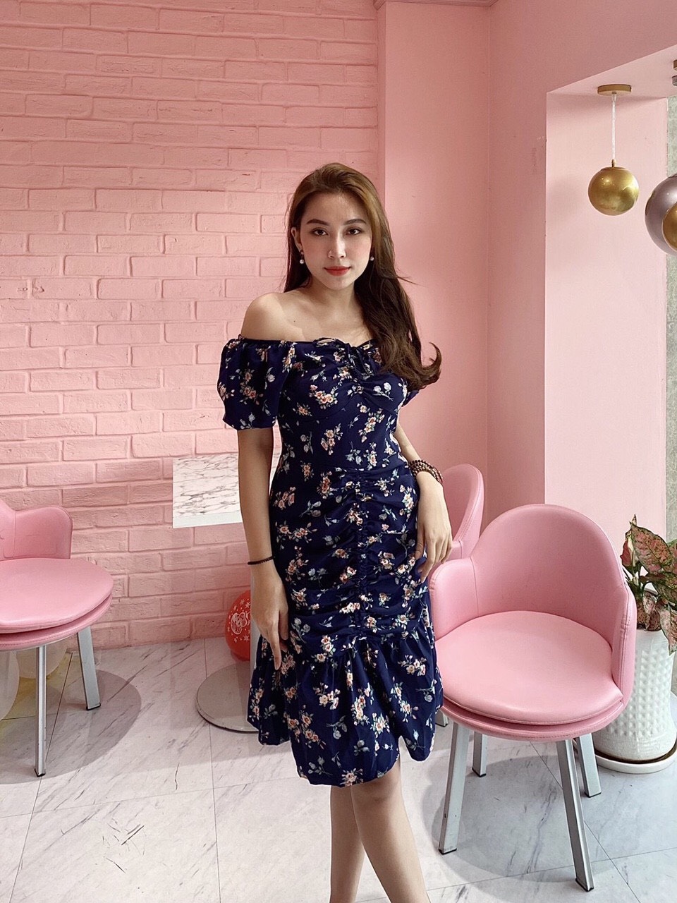 Đầm sang chảnh chuẩn shop cho các nàng hàng QC mẫu 2020 TH