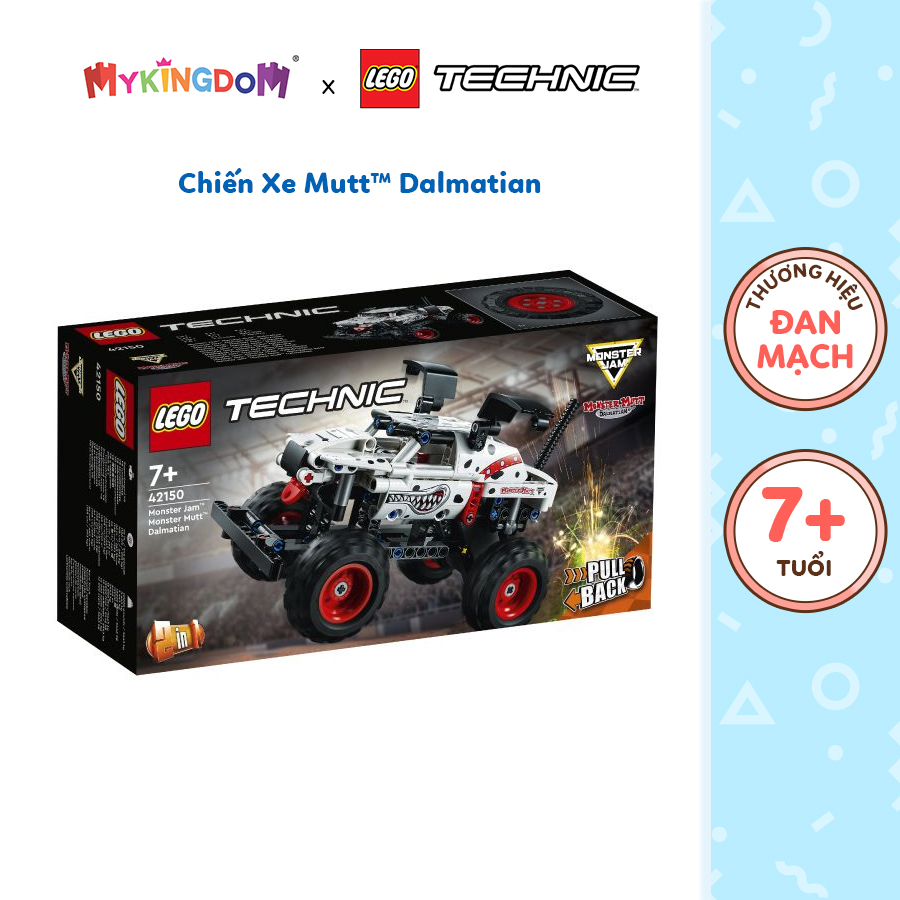 Đồ chơi lắp ráp lego technic chiến xe  mutt™ dalmatian 42150