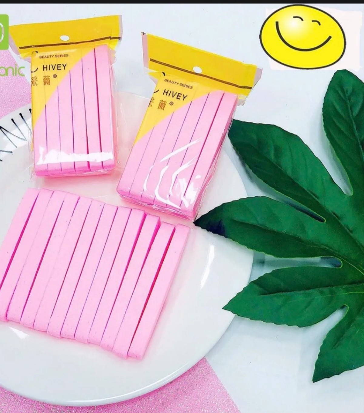 Gói 12 Thanh Bông Mút Bọt Biển Rửa Mặt giao màu ngẫu nhiên