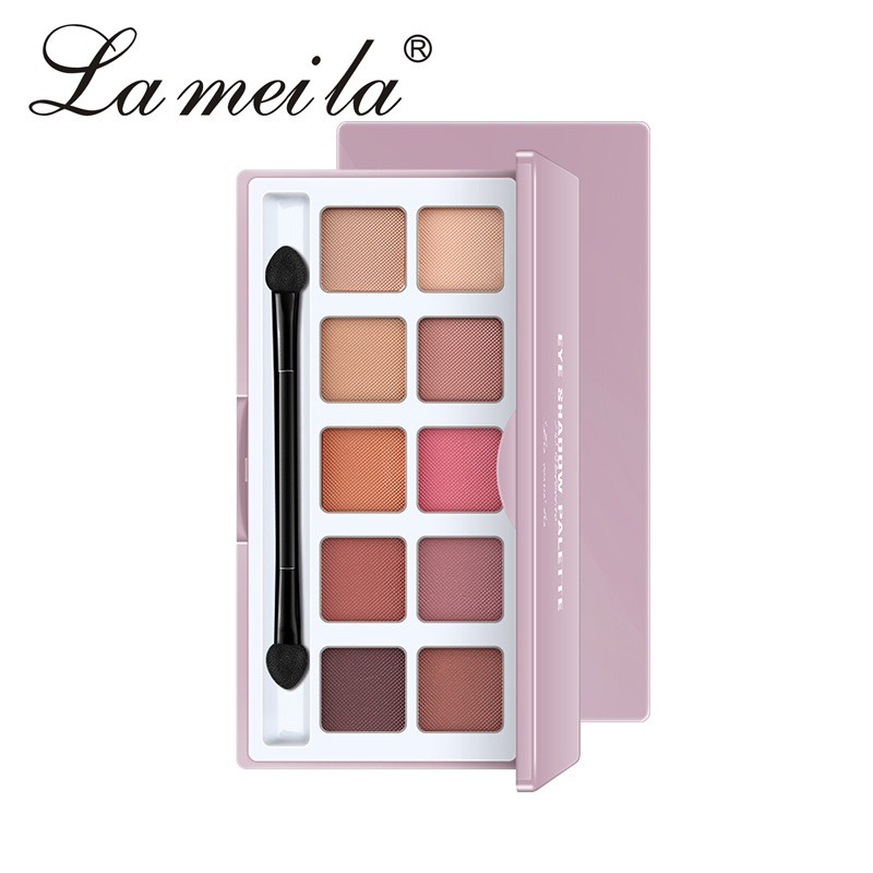 Bảng phấn mắt 10 màu lameila 5020 eye shadow palette -w190-d5t2