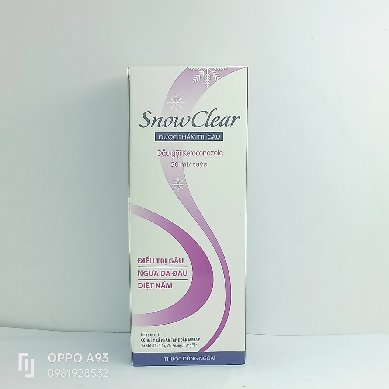 DẦU GỘI SẠCH GÀU SNOW CLEAR TUÝP 50ML