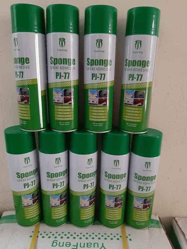 Keo Dán Xốp Dạng Xịt Đa Năng PJ77, Dán Xốp, Mút, Giấy Decal, không mùi, chất lượng cao