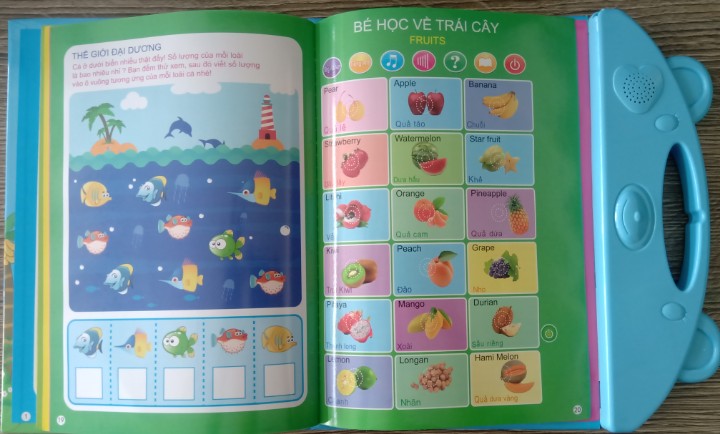 Sách song ngữ điện tử anh việt cho bé