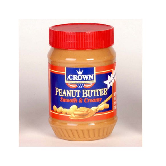 Bơ lạc đậu phộng Crown 510g - Vị kem nhuyễn