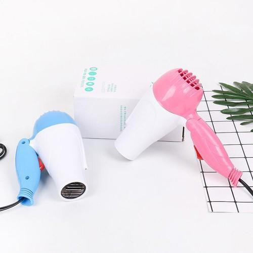 Máy Sấy Tóc 1000W Mini Gấp Gọn, Có Hộp. Phù Hợp Cho Những Chuyến Du Lịch, Gọn Nhẹ, Tiện Dụng