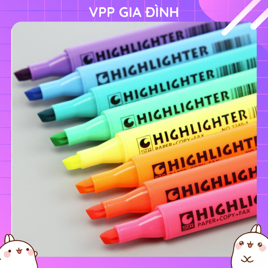 Bút Dạ Quang Highlighter Solid Highlighter Color Mark Mark