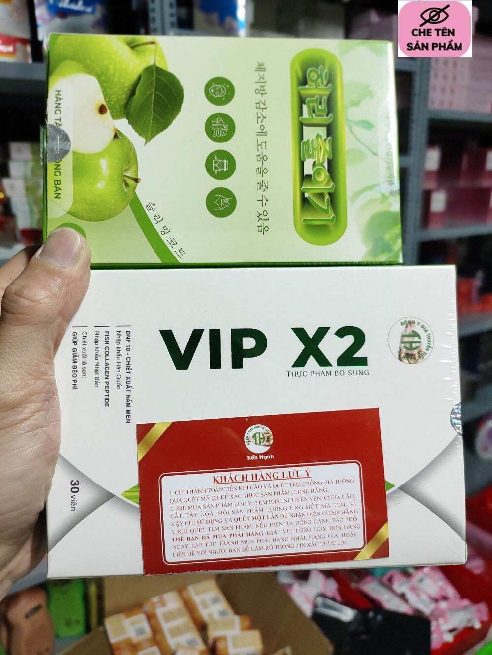 GIẢM CÂN THẢO MỘC TIẾN HẠNH 30 viên VIP x2 tặng 30 viên detox CHÍNH HÃNG